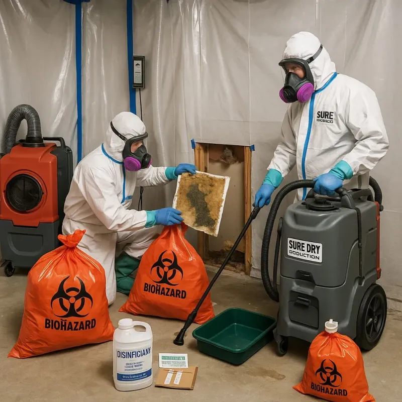 Contaminated Water Handling Protocols process in Louisburg, KS